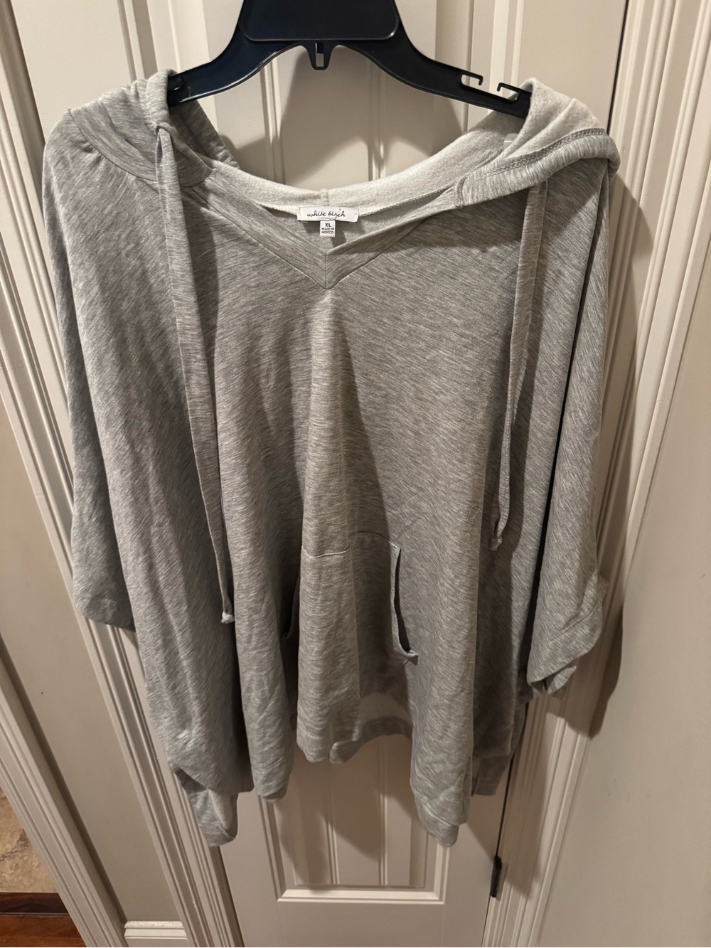white birch Heather Gray V‑Neck Pullover